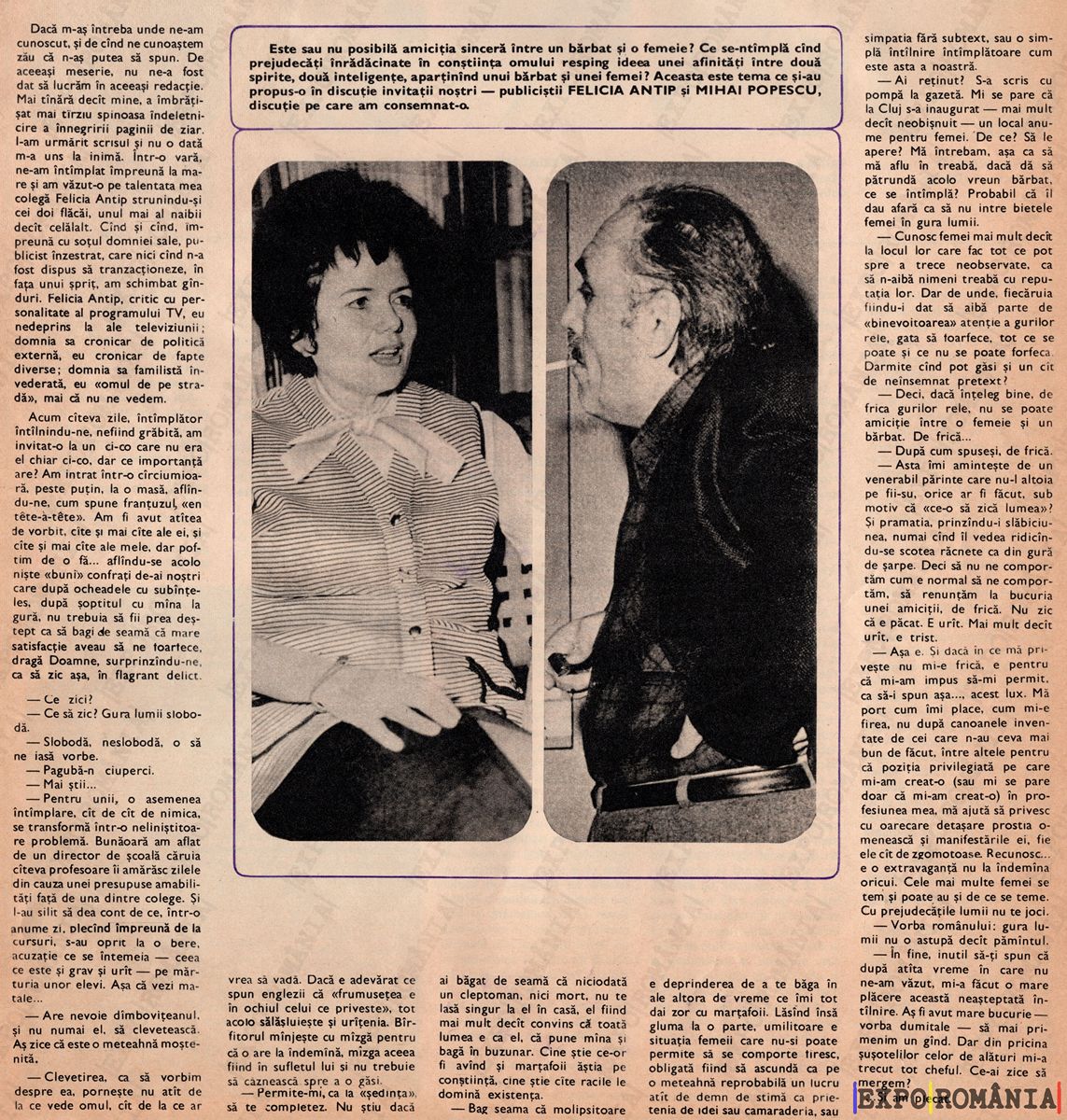 Interviu cu jurnalista Felicia Antip  -  anii '70 - 0073