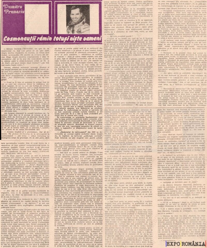 Interviu cu astronautul Dorin Prunariu  -  anii '80 - 0111