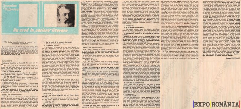 Interviu cu criticul Romulus Vulpescu  -  anii '80 - 0113