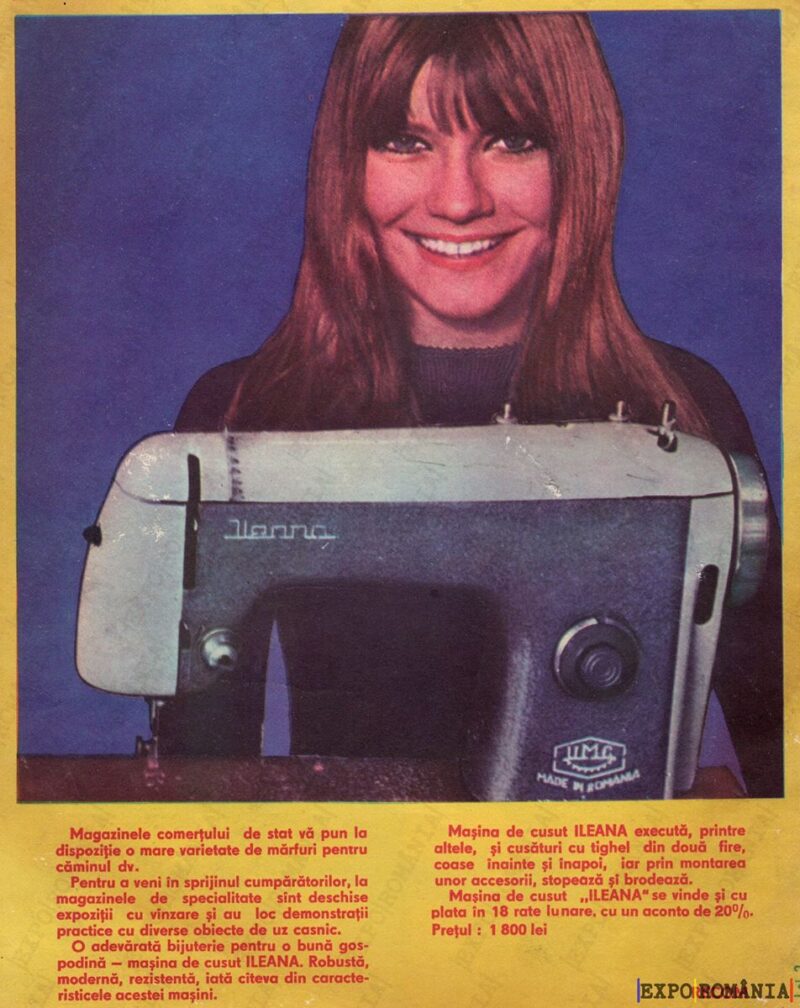 Maestria cusutului cu masina Ileana