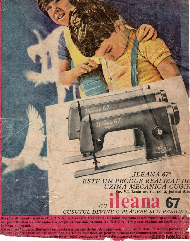 Mașina de cusut Ileana 67 în familie
