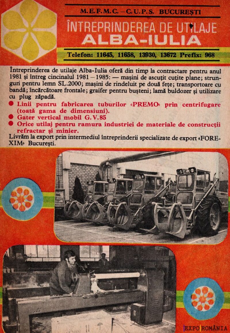 Utilaje și servicii de construcții Alba-Iulia