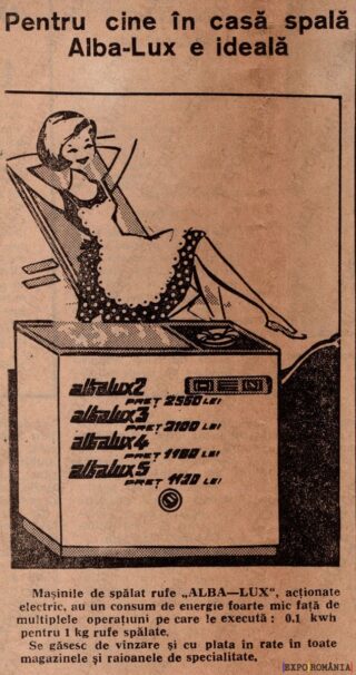Mașini de spălat Alba-Lux pentru confortul casnic