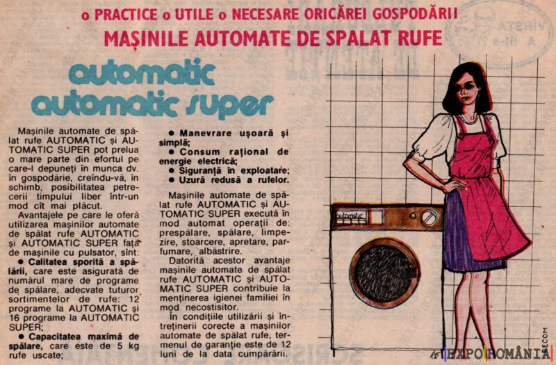 Mașini automate de spălat rufe pentru o gospodărie eficientă