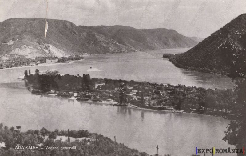 Carte poștală Insula Ada Kaleh pe Dunare - anii '60 - 01