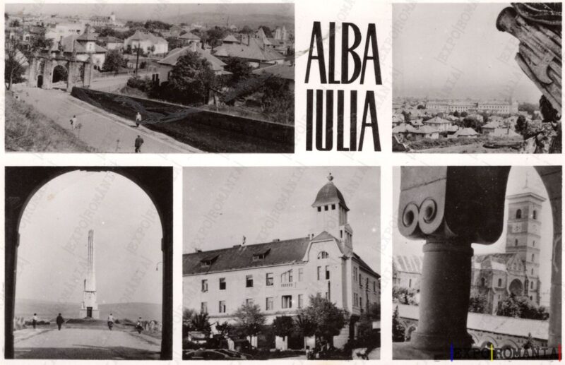 Carte poștală Alba Iulia - anii '60