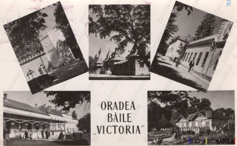 Carte poștală Oradea Baile Victoria - anii '60
