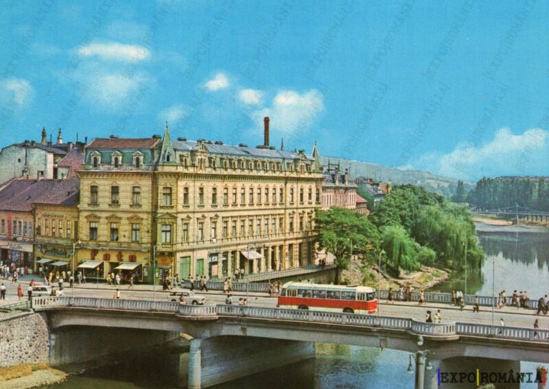 Carte poștală Oradea Podul peste Crisul Repede - anii '70 - 01