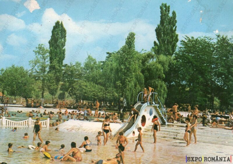 Carte poștală Sanmartin Baile Felix Strandul - anii '70