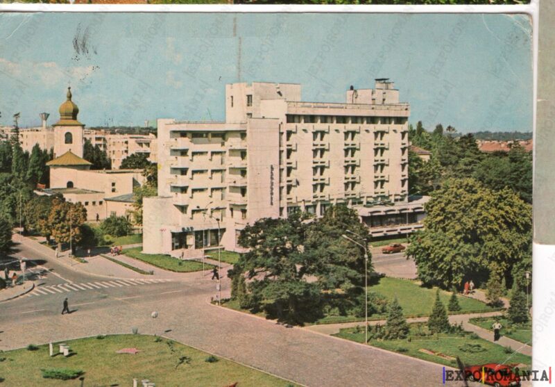 Carte poștală Botosani Hotel Rapsodia - anii '70