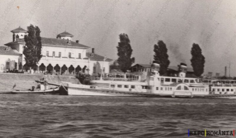 Carte poștală Braila Gara Fluviala - anii '60 - 02