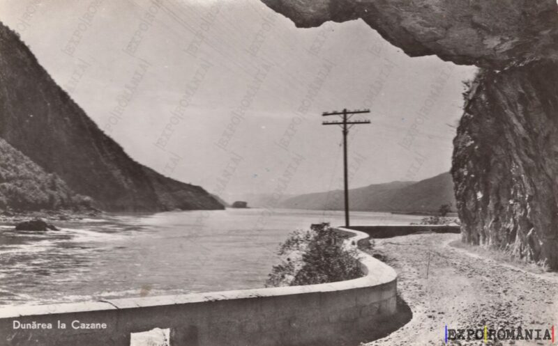 Carte poștală Dunarea la Cazane - anii '60 - 01