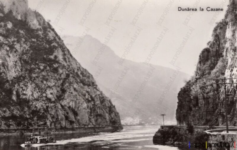 Carte poștală Dunarea la Cazane - anii '60 - 03