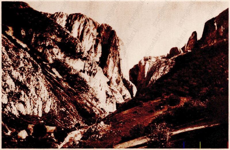 Carte poștală Defileul Turda - anii '50