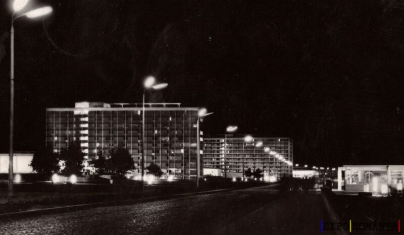 Carte poștală Mamaia Noaptea - anii '60 - 01