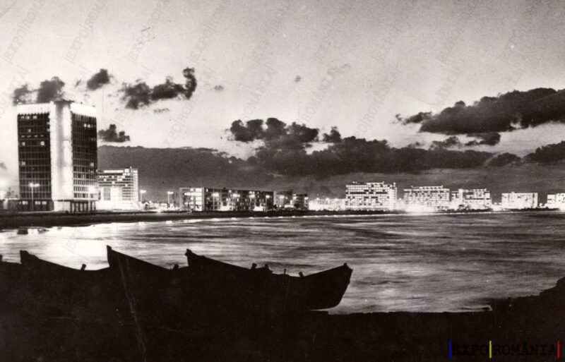 Carte poștală Mamaia Noaptea - anii '60 - 03