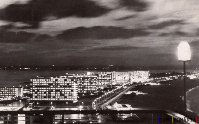 Carte poștală Mamaia Noaptea4 - anii '60