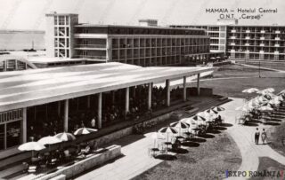 Carte poștală Mamaia Hotel Central - anii '60