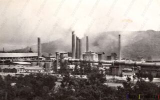 Carte poștală Fieni Fabrica de Ciment - anii '60