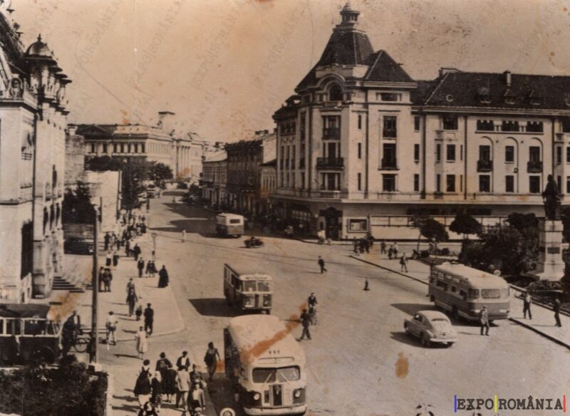 Carte poștală Craiova Strada Al. I. Cuza - anii '60
