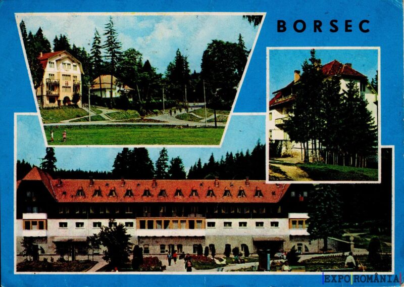 Carte poștală Borsec - anii '70