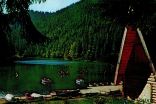 Carte poștală Lacul Rosu - anii '70 - 02
