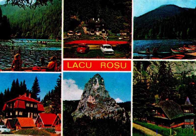 Carte poștală Lacul Rosu - anii '70 - 06