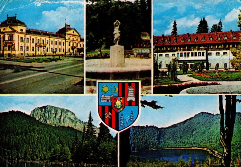 Carte poștală Miercurea Ciuc Borsec Lacul Rosu Lacul Sfanta Ana - anii '70
