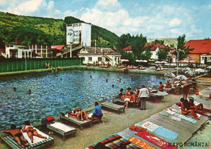 Carte poștală Praid Strand - anii '70