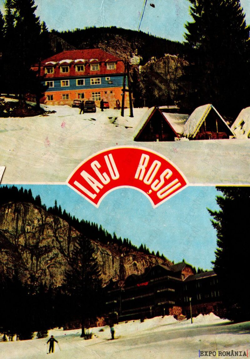 Carte poștală Tusnad Lacul Rosu Cabana Suhard Vila Raza Soarelui - anii '70