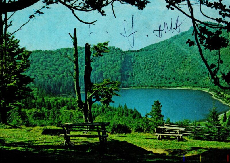 Carte poștală Tusnad Lacul Sfanta Ana - anii '70 - 04
