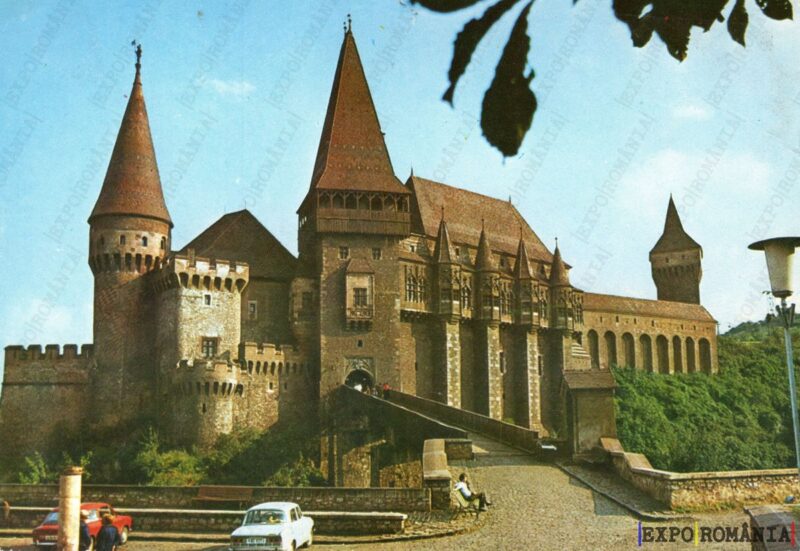 Carte poștală Hunedoara Castelul Corvinilor - anii '60 - 02