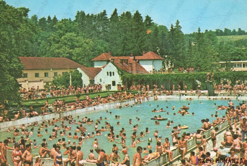 Carte poștală Bai Strand - anii '70