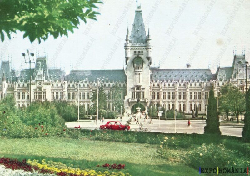 Carte poștală Iasi Palatul Culturii - anii '60 - 04