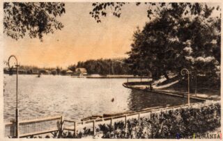 Carte poștală Lacul Snagov - anii '40