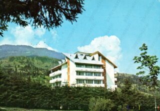 Carte poștală Borsa Pavilionul Bradet - anii '70