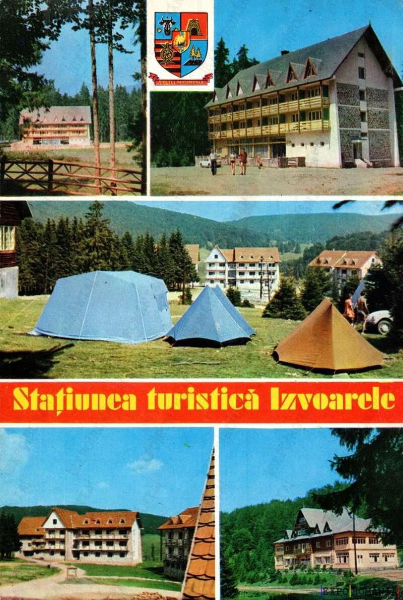 Carte poștală Izvoarele - anii '70
