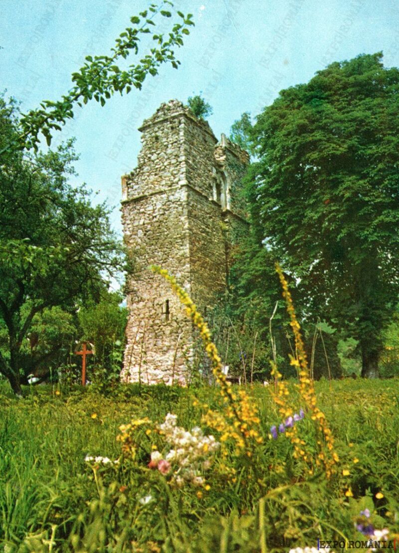 Carte poștală Rodna Ruinele Basilicii - anii '70