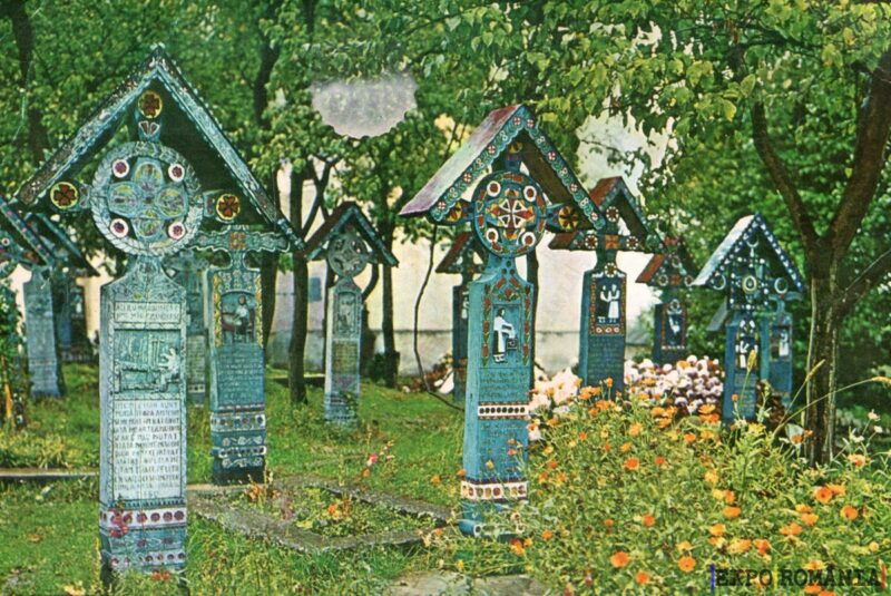 Carte poștală Sapanta Cimitirul Vesel - anii '70 - 01