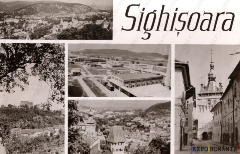 Carte poștală Sighisoara - anii '60 - 02