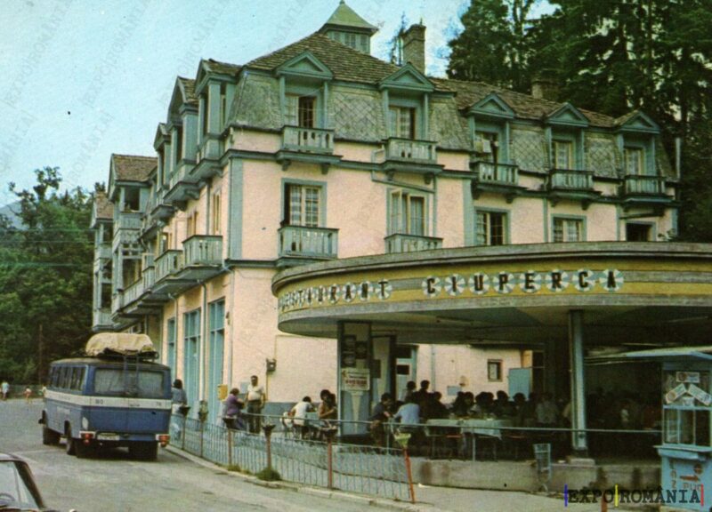 Carte poștală Sovata Restaurant Ciuperca - anii '60