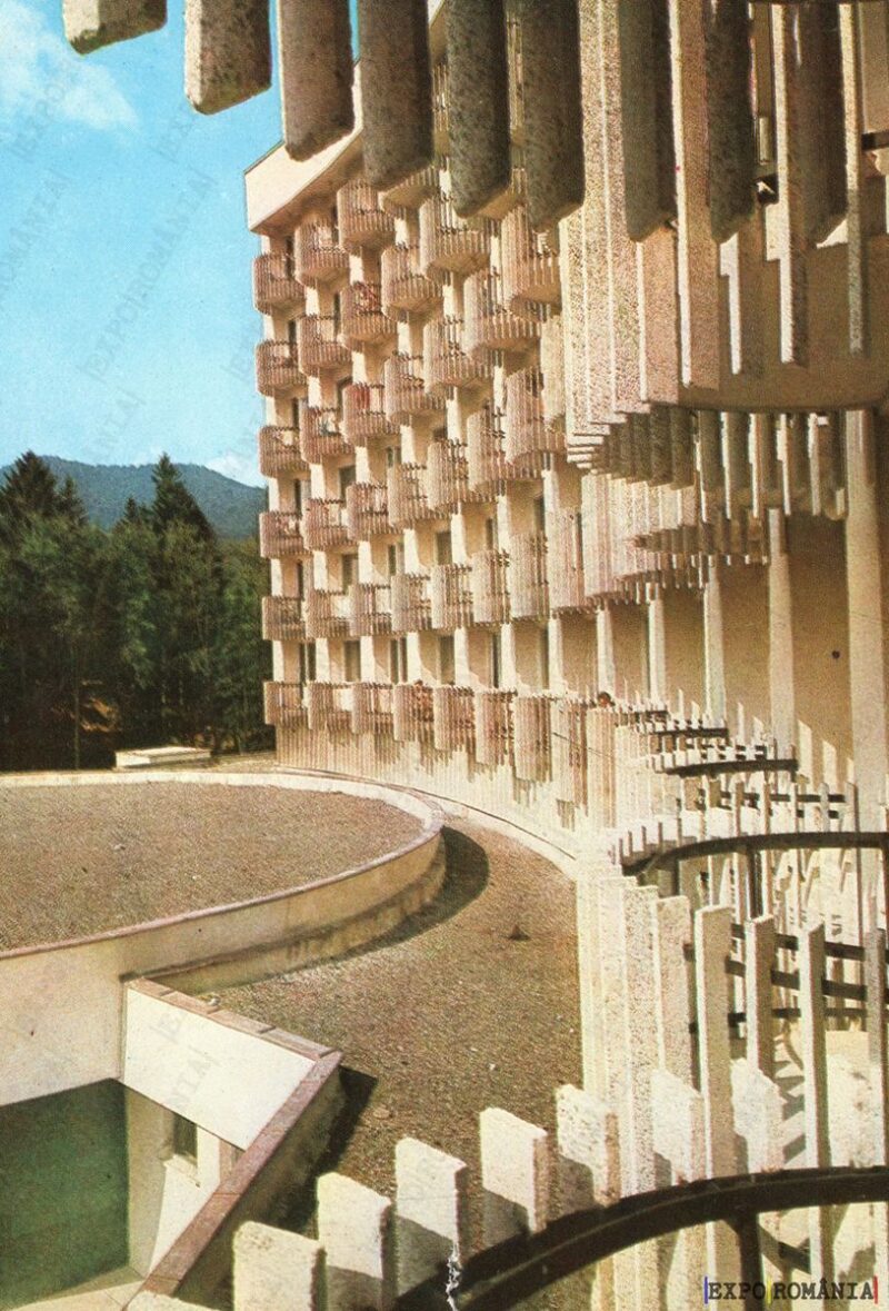 Carte poștală Sovata Hotel Alunis - anii '70