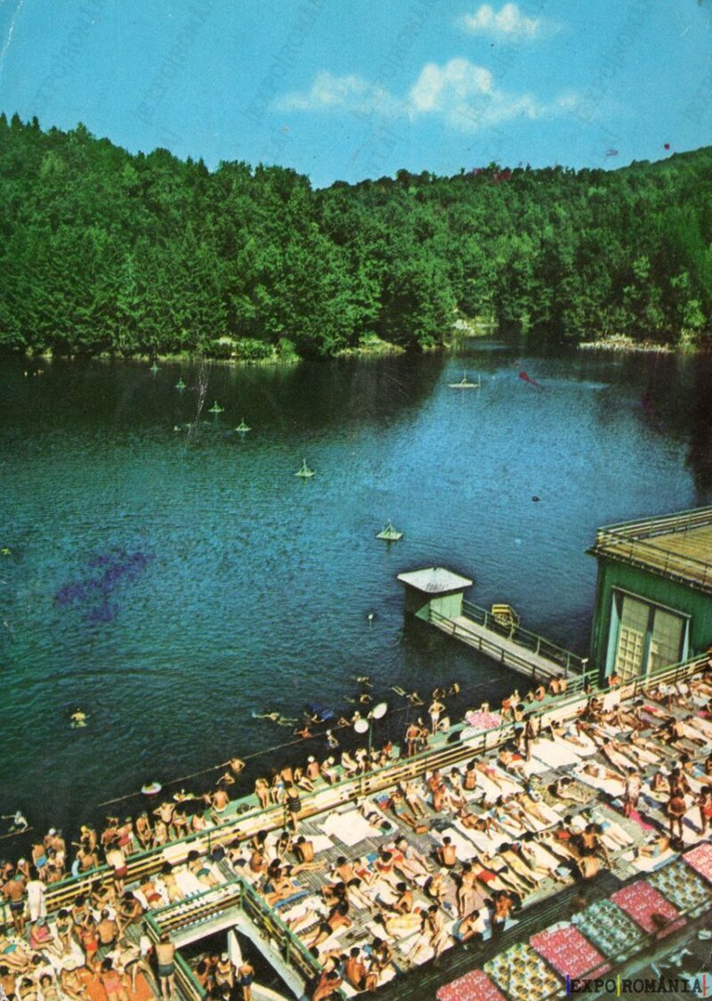 Carte poștală Sovata Lacul Ursu - anii '70 - 03