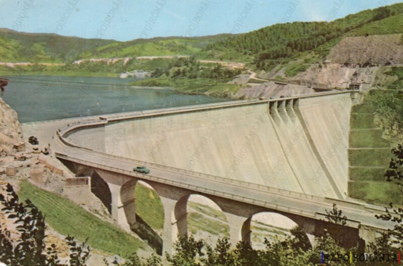 Carte poștală Barajul Hidrocentralei Lenin - anii '70
