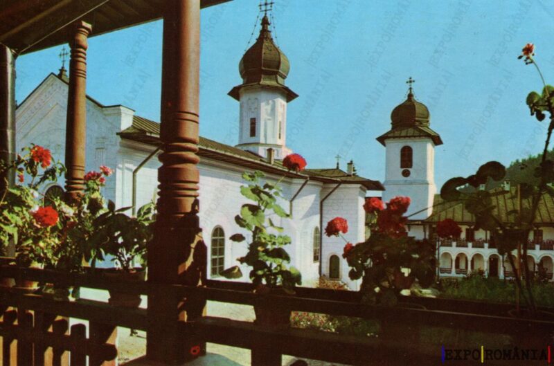 Carte poștală Manastirea Agapia - anii '70