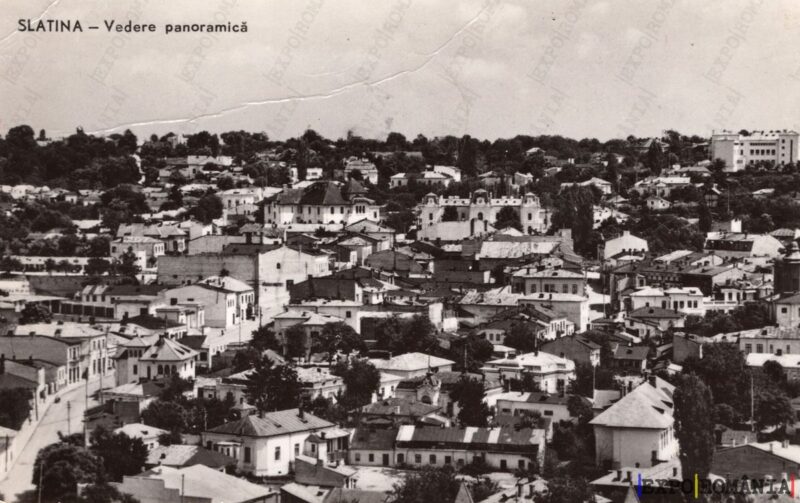 Carte poștală Slatina - anii '60 - 01