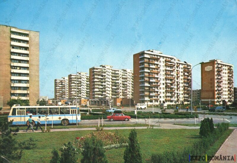 Carte poștală Slatina Cartierul Crisan - anii '60