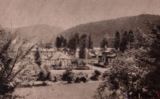 Carte poștală Busteni Iarna - anii '60