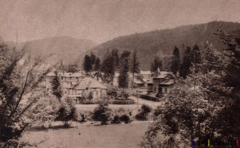 Carte poștală Busteni Iarna - anii '60