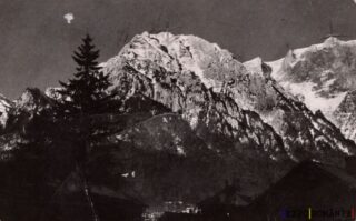 Carte poștală Busteni Vedere spre Caraiman - anii '60 - 03